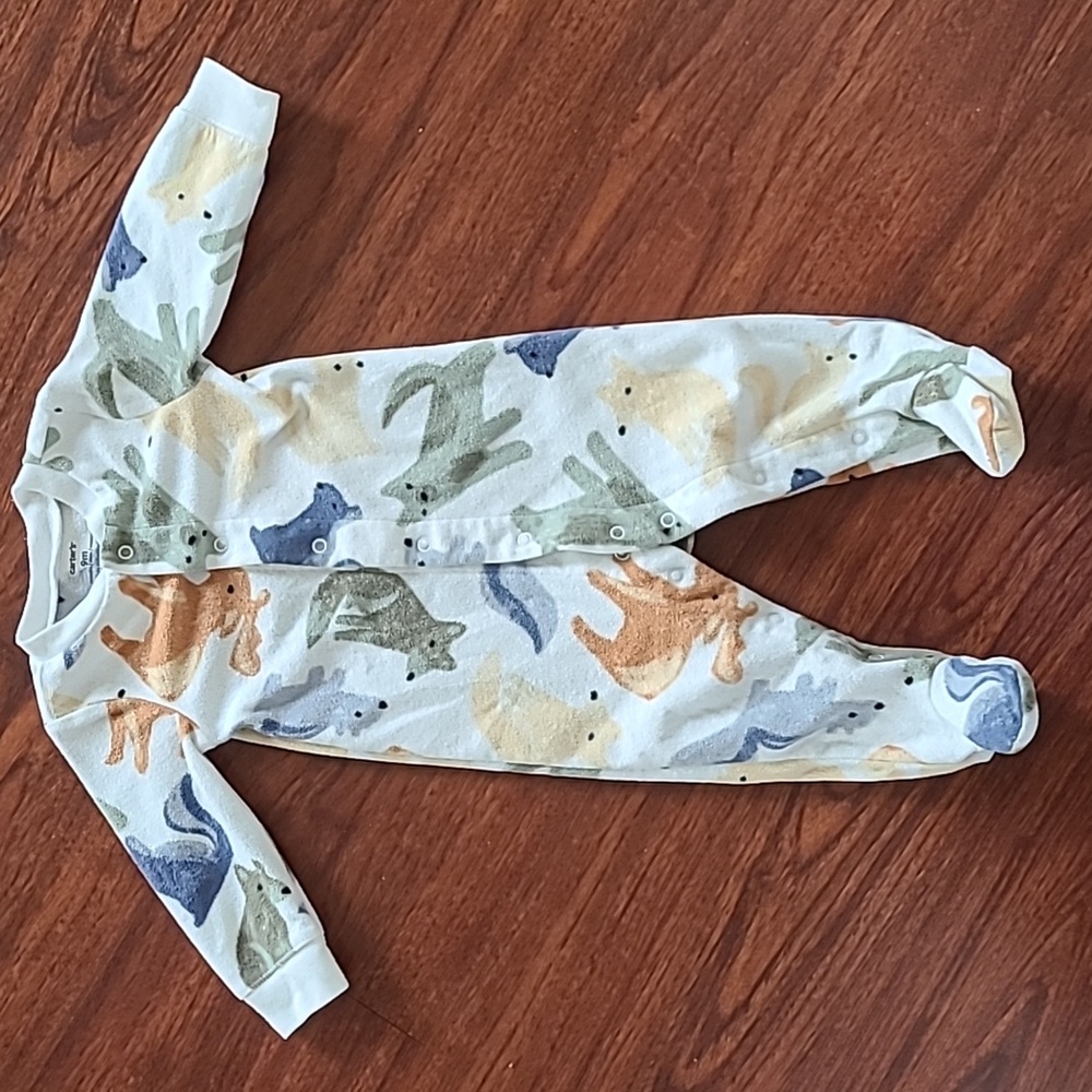 Carter's Fleece Pajamas Size 9 Months